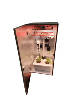 Hydroponic led grow box cabinet